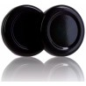 TO 43mm Black High Skirt H14 Twist Lid - Pack of 20 units Caps and closures