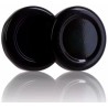 TO 48mm Black High Skirt H14 Twist Lid - Pack of 20 units Caps and closures