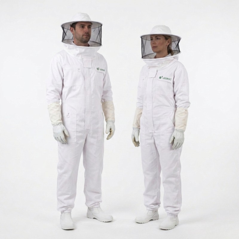 Beekeeper suit with round veil Clothing