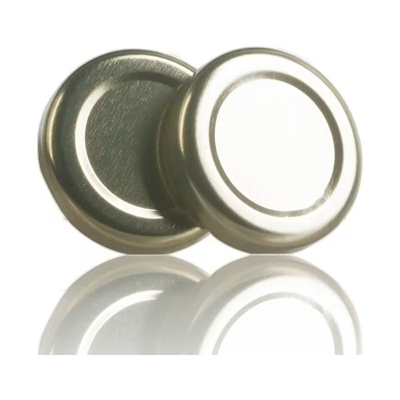 Tampa dourada TO 43mm pasteurizável - Caixa de 3400 unidades
