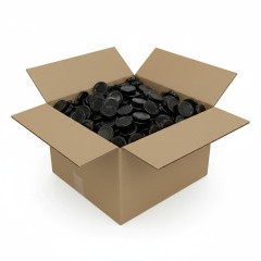 Coperchio TO 48mm nero pastorizzabile - Scatola da 2500 unità