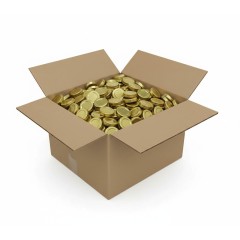 TO 70mm Twist Lid golden - Case of 1150 units Caps and closures