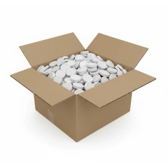 Tapa TO 77mm blanca pasteurizable - Caja 950 ud. Tapas y cierres