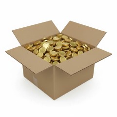 Coperchio TO 100 dorato pastorizzabile - Scatola da 320 unità