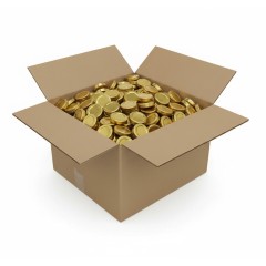 Couvercle TO 110 doré pasteurisable - Caisse de 270 unités Couvercles