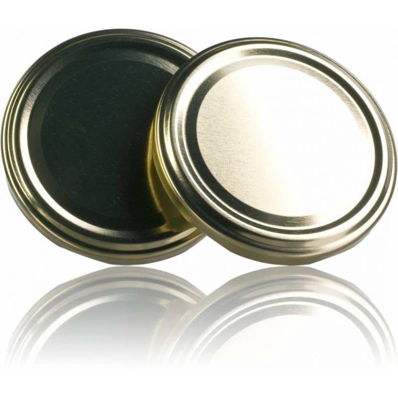 Couvercle TO 48mm doré pasteurisable - Caisse de 2500 unités Couvercles
