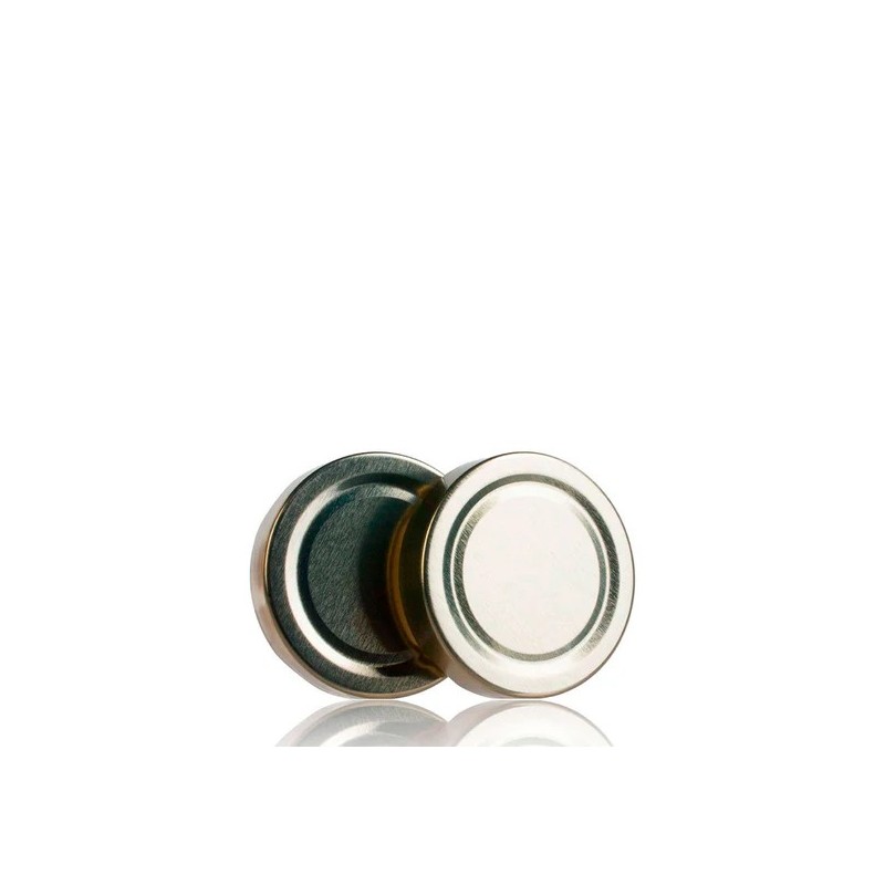 TO 66mm Twist Lid golden high skirt - Case of 720 units Caps and closures
