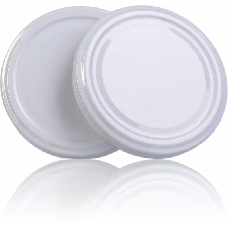 Couvercle TO 77mm blanc pasteurisable - Caisse de 950 unités Couvercles