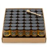 Vassoio 34 vasetti in vetro - Miele di rosmarino 50 g
