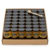 Coffret 34 pots en verre - Miel de fleur d'oranger 50 g Miel