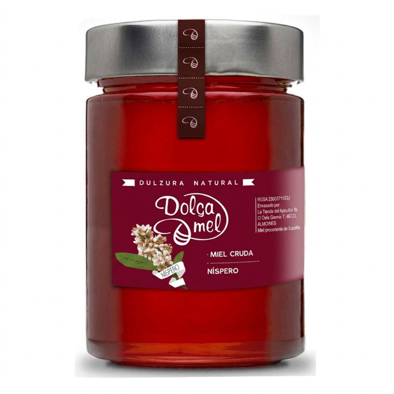Miel de néflier du Japon cru 900 g Miel