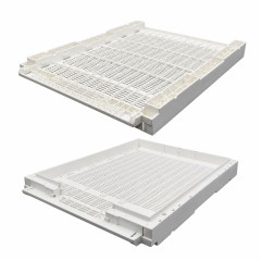 Base ventilee LockFit pour ruche Langstroth ANEL (sans porte ni tiroir) Ruches plastiques