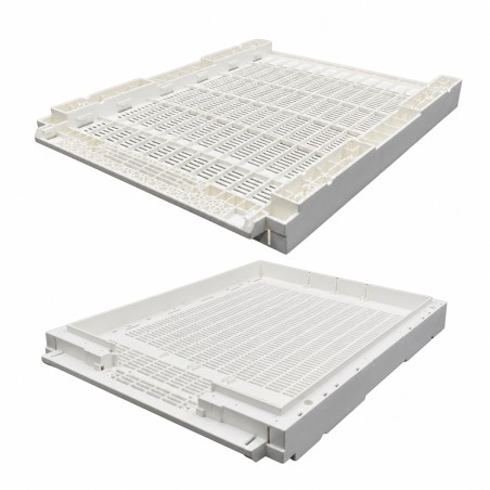 Base ventilada LockFit para colmena Langstroth ANEL (sin piquera ni bandeja) Colmenas y cuadros de Plástico