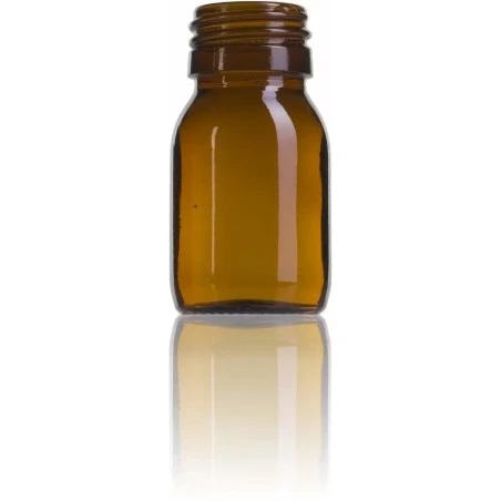 Flacon ambré gelée royale 20 ml filetage PP28 sans bouchon - Pack 156 u. Pots pour gelée royale et propolis