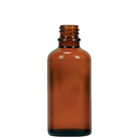 Topacio Braunglasflasche 50 ml Propolis DIN18 ohne Verschluss - 88er-Pack