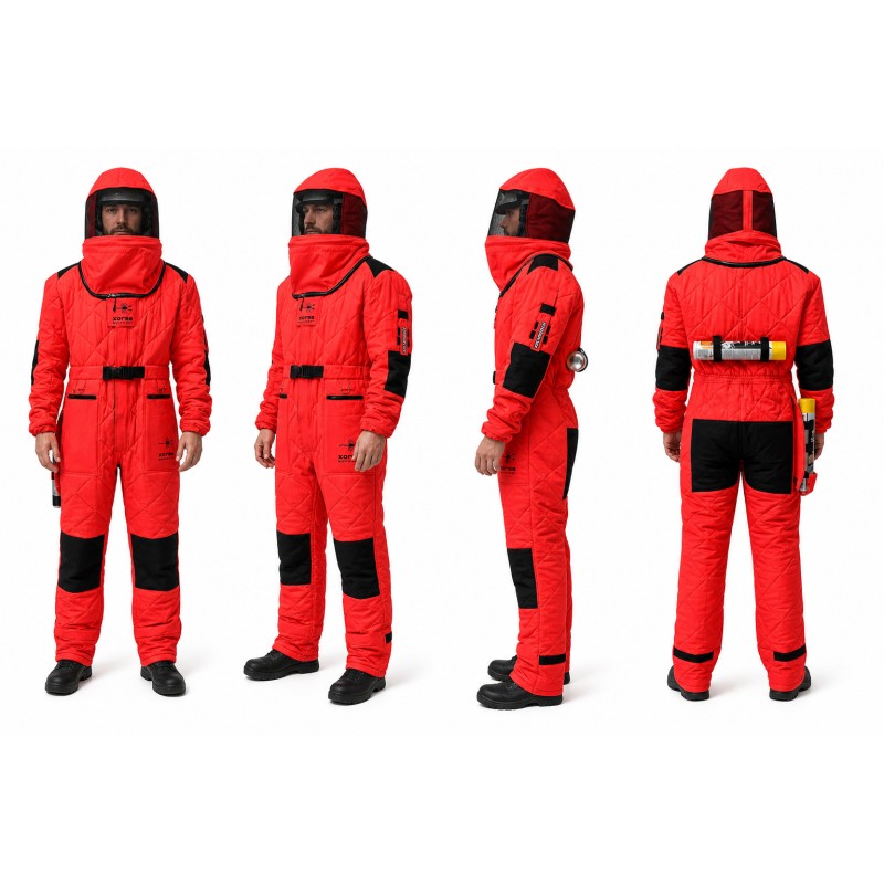 Asian hornet protective suit (Red — Model 1511) Asian hornet suits