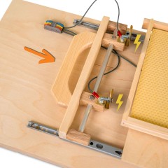 Elektrische Waben-Einlötvorrichtung für Rähmchen (ohne Trafo)