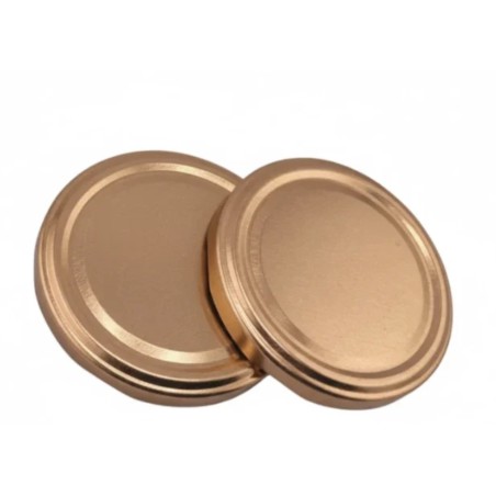 Couvercle TO 66mm bronze pasteurisable - Pack de 25 Couvercles