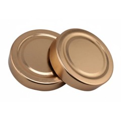 Twist-Off-Deckel 82 mm Bronze hohe Ausführung H14 pasteurisierbar - 16er-Pack