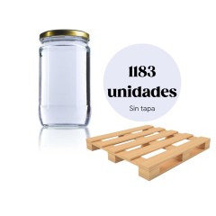 Palette 1183 u - Pot N720 Normalisse TO82 Bocaux en verre en gros (par palettes)