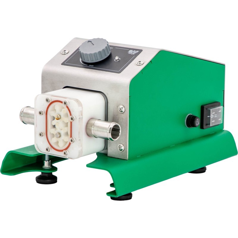 Compact gear honey pump 100 l/h, reversible with speed control, SAF NATURA Honey pumps