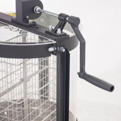 Transparent 2-frame tangential honey extractor, manual, Ø400 mm LYSON Tangential Extractors