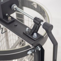 Transparent 2-frame tangential honey extractor, manual, Ø400 mm LYSON Tangential Extractors