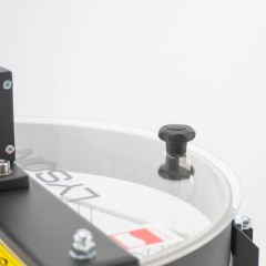 Transparent 2-frame tangential honey extractor, manual, Ø400 mm LYSON Tangential Extractors