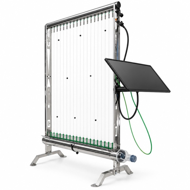 Tartago® dry harp kit: harp and solar module with lithium battery Fight against the wasp