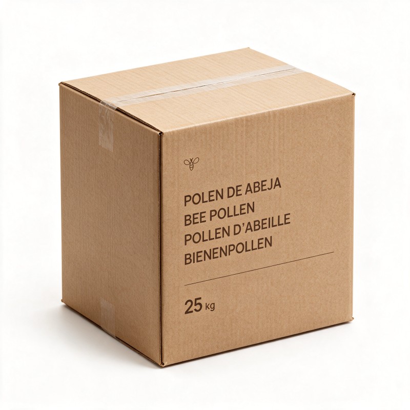 Double-wall corrugated cardboard box for pollen Bee Pollen