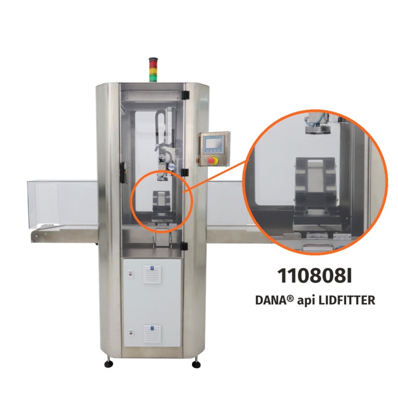 Formato aggiuntivo vasetto e coperchio per tappatrice DANA® api LIDFITTER