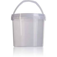 3.8L Clear Plastic Bucket HONEY PACKAGING