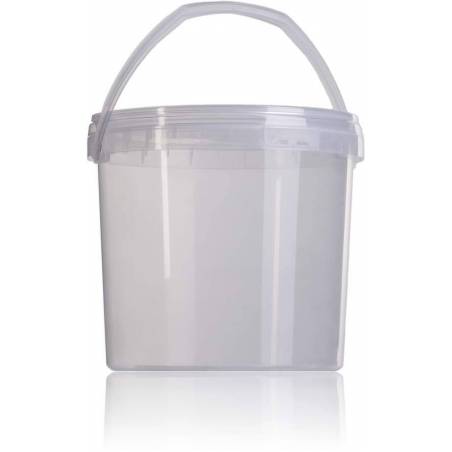 Seau transparent à miel 3,8 L Emballage