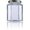 Hexagonal glass jar 390ml HONEY PACKAGING