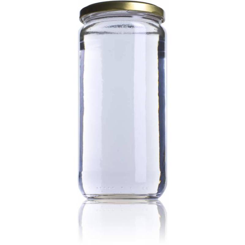 Envase miel 1kg liso V720 Tarros de cristal para miel Envase miel 1kg liso V720 Tarros de cristal para miel