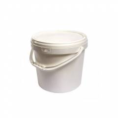 Cubo de plástico blanco 10 litros ENVASES