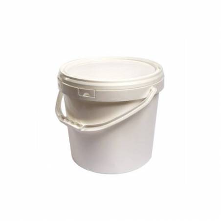 Seau en plastique blanc de 10 litres Emballage