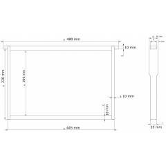 Cuadro Langstroth Hoffmann Accesorios Colmena