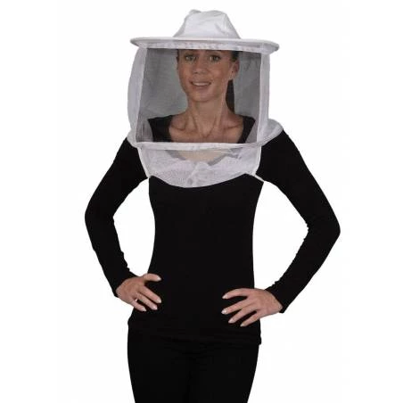 Voile rond avec chapeau souple Voiles et chapeaux d'apiculture