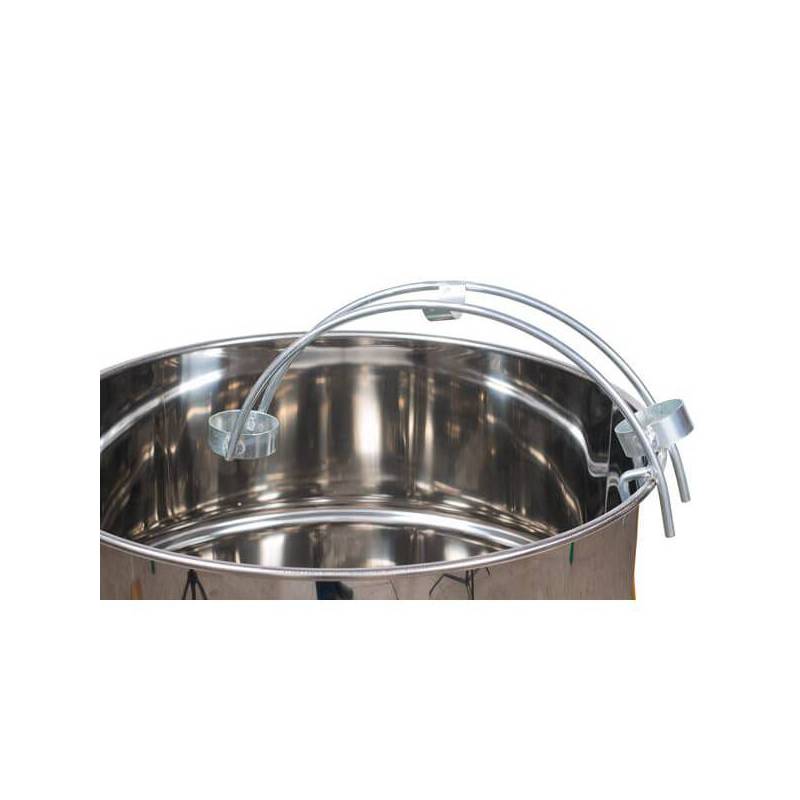 Soporte inox para manguera de 40 (1 1/2") Bombas de trasiego para miel