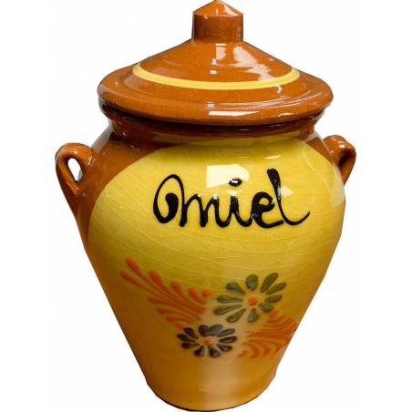 Vasetto in ceramica decorato 250g di miele