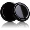 Couvercle TO 66 mm noir pasteurisable Couvercles