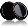 Couvercle TO 63 mm noir pasteurisable Couvercles