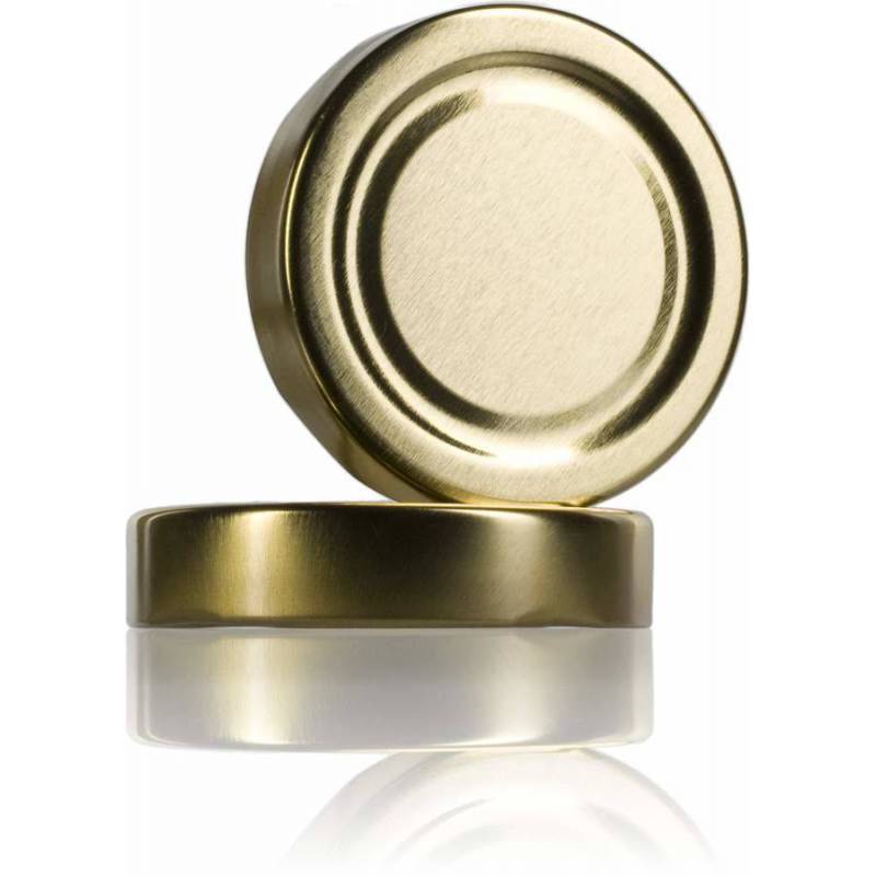 Couvercle 82 mm jupe haute pasteurisable OR Couvercles Couvercle 82 mm jupe haute pasteurisable OR Couvercles