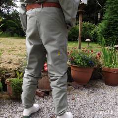 Trousers BJ Sherriff original Khaki Bee suits