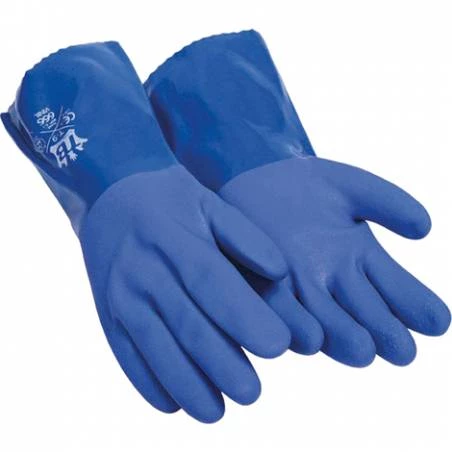 Guante PVC azul Guantes