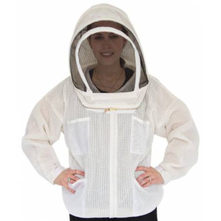 Vented Jacket with fencing veil CLOTHING