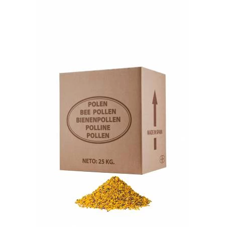 Caja Polen de abeja 25KG España Polen de abejas