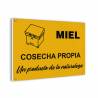 Panneau de vente de miel en espagnol Panneaux d'avertissement