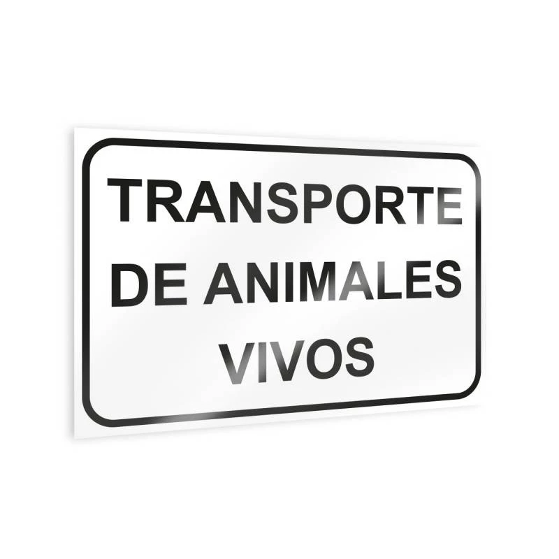 Sticker "Transporte de animales vivos" Bee signs Sticker "Transporte de animales vivos" Bee signs